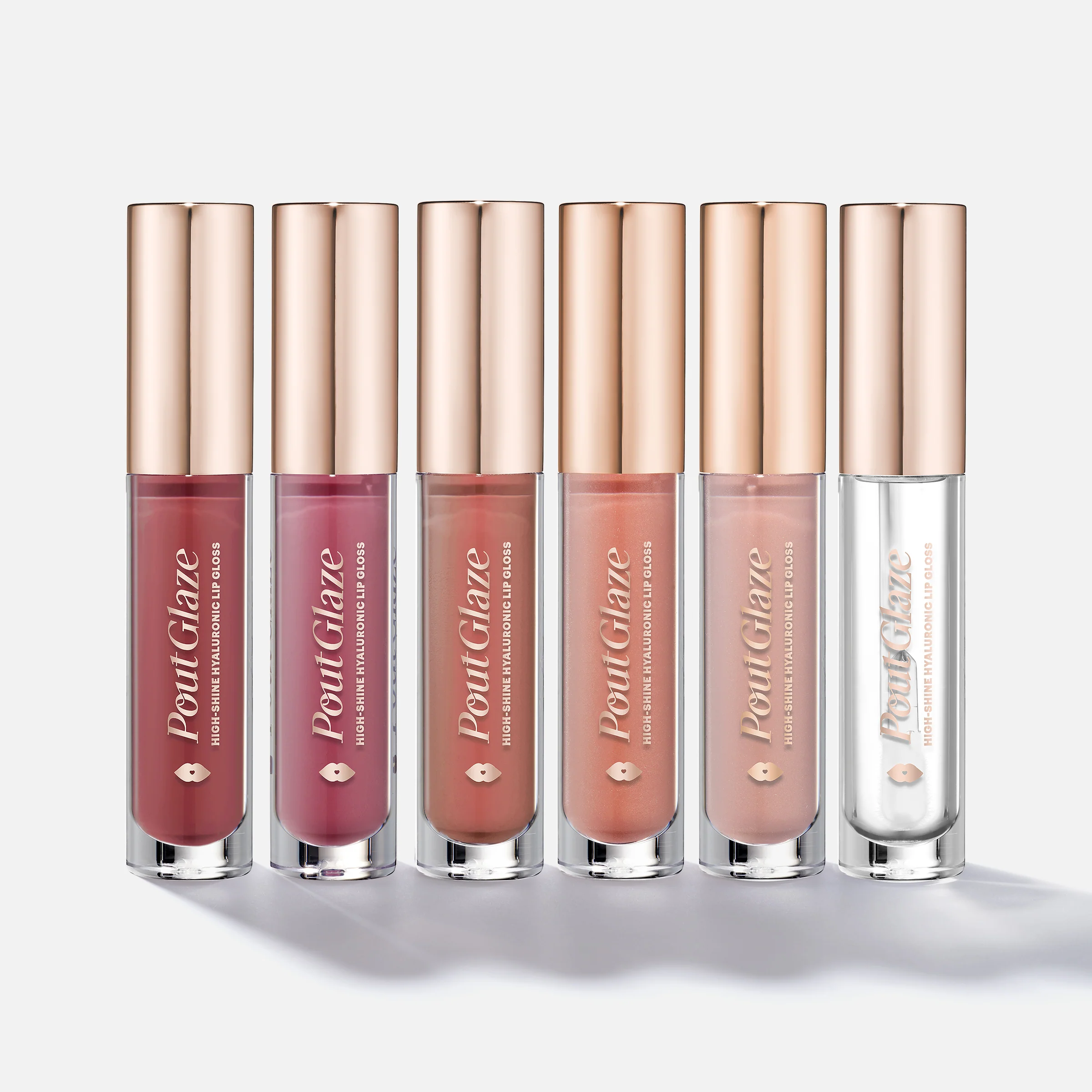 Pout Glaze High-Shine-Hyaluronic Lip Gloss (Crystal) - Image 5